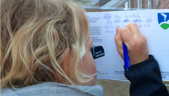 Tidslommer og beskeder til fremtiden i Nygade på NY